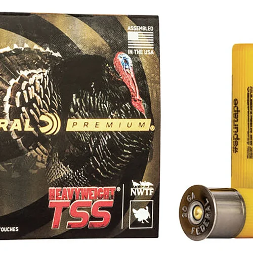 Federal PTSSX259F9 Premium Turkey Heavyweight TSS 20Gauge 3" 1 1/2oz 9Shot 5 Per Box/50 Case