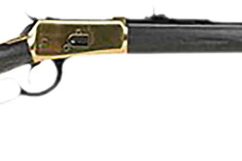 Heritage Mfg H9204418G 92  44 Mag 8+1 18" Black Alloy Steel Barrel, Gold PVD Stainless Steel Receiver, Hardwood Fixed Stock