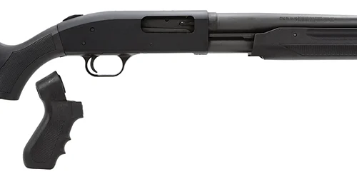 Mossberg 50521 500 Special Purpose 12 Gauge 5+1 3" 18" Barrel, Parkerized Finish, Aluminum Receiver, Synthetic Stock, Accu-Set Chokes, Includes Exclusive Pistol Grip Kit