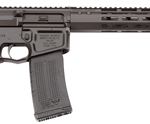 Wilson Combat TRRCRB556168F Recon Tactical 223 Rem/5.56 NATO 30+1 16" Black Fluted Threaded Barrel, Black Armor-Tuff Aluminum Receiver, M-LOK Handguard, Black Synthetic Wilson/Rogers Super Stoc Stock