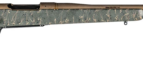 Christensen Arms 8010201000 Mesa Long Range 28 Nosler 3+1 26" Threaded Barrel, Burnt Bronze Cerakote, Green with Black/Tan Webbing Stock