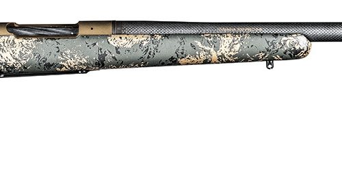 Christensen Arms 8010619500 Ridgeline FFT 28 Nosler 3+1 22" Carbon Fiber/Threaded Barrel, Burnt Bronze Cerakote, Green with Black/Tan Accents Stock