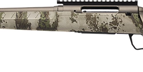 Savage Arms 32311 Axis 2 Pro Compact 7mm-08 Rem 4+1 20" Gun Metal Bronze Cerakote Heavy Threaded Barrel & Picatinny Rail Carbon Steel Receiver, Fixed Woodland Camo Synthetic Stock, Left Hand