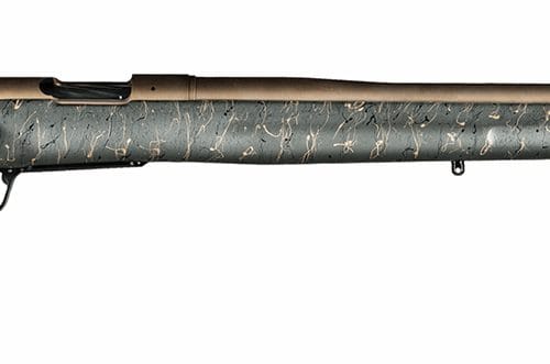 Christensen Arms 8010200701 Mesa Long Range 308 Win 4+1 16.25" Burnt Bronze Cerakote Threaded Barrel & Steel Drilled & Tapped Receiver, Green w/Black/Tan Webbing Adj Cheek Riser Polymer Stock