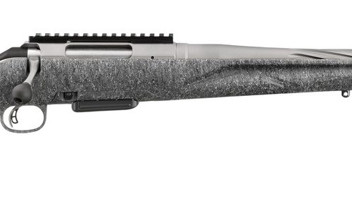 Ruger 46991 American II  350 Legend 5+1 20" Gun Metal Gray Cerakote Spiral Threaded Barrel, Gun Metal Gray Cerakote Alloy Steel Drilled & Tapped Receiver, Gray Splatter Adj LOP Synthetic Stock