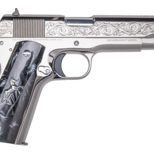 CNC COLT 1911 WARHORSE 45ACP 5IN BARREL 9RD BLUED ENGRAVED 1 OF 300 CNCWARHORSE