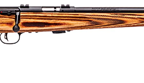 Savage Arms 25700 Mark II BV Full Size 22 LR 5+1 21" Matte Black Heavy Button Rifled Barrel, Matte Black Drilled & Tapped Carbon Steel Receiver, Satin Brown Fixed Laminate Stock, Right Hand