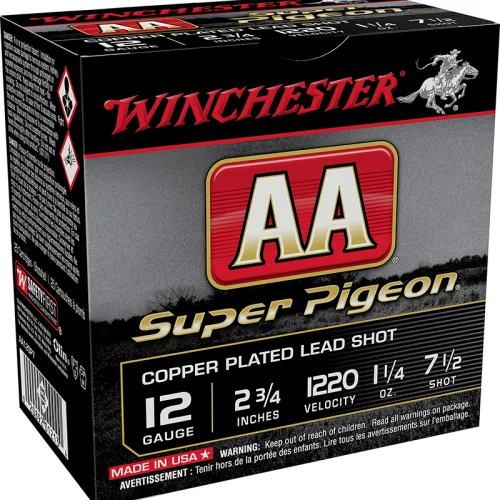 AA Super Pigeon 12Ga 2.75"1 1/4 oz. #7.5