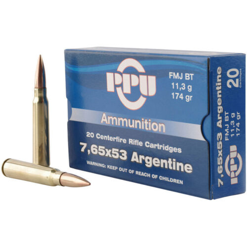7.65x53 Argent FMJ 174gr