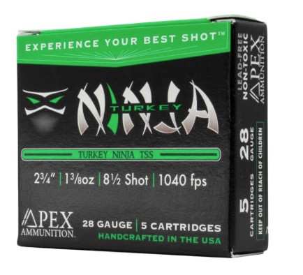 Turkey Ninja 28GA 2.75" 1 3/8oz TSS #8.5 5/Bx