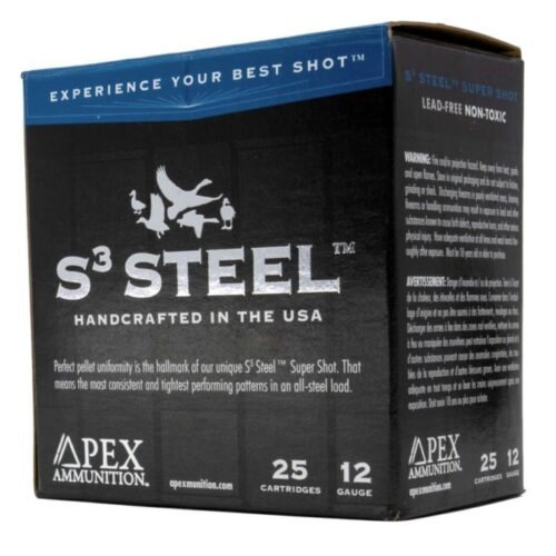 WF S3 Steel 12GA 3" 1-1/4oz #4 25/Bx
