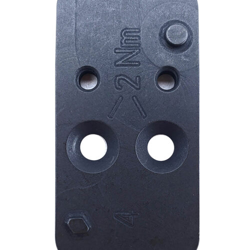 HK 50254264 Optic Plate #4 Black Steel, Fits HK VP9 OR Leupold DeltaPoint Pattern Footprint Mount