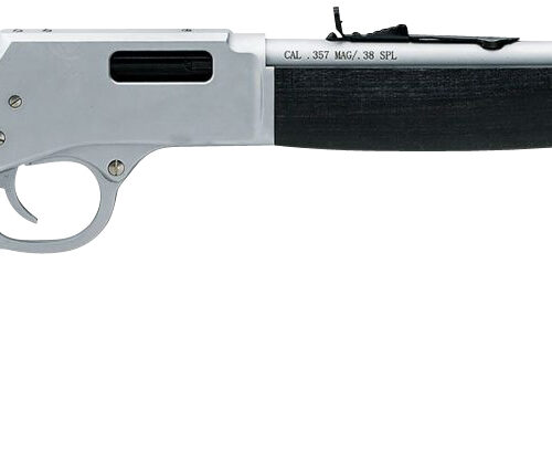 Henry H012GMAW Big Boy All Weather Side Gate Full Size 357 Mag 10+1 20" Hard Chrome Plated Steel Barrel, Satin Hard Chrome Steel Receiver, Stained Hardwood Wood Stock Right Hand