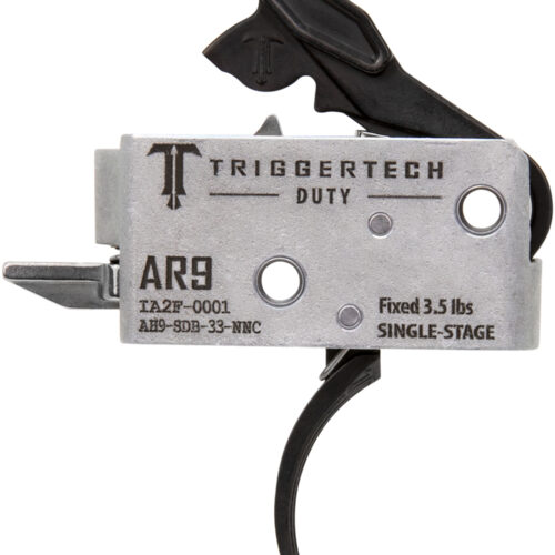 TriggerTech AH9SDB33NNC Duty  Curved Trigger Single-Stage 3.50 lbs Draw Weight Fits AR-9