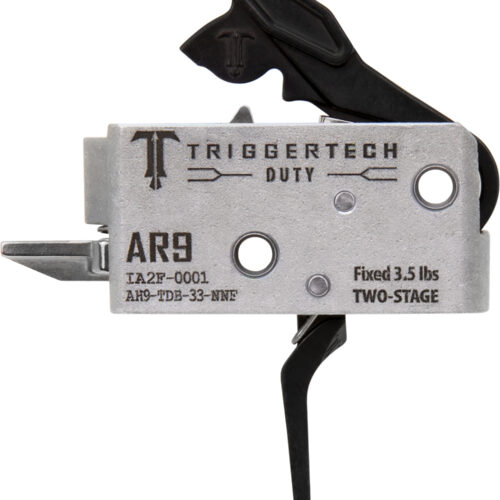 TriggerTech AH9TDB33NNF Duty  Flat Trigger Two-Stage 3.50 lbs Draw Weight Fits AR-9