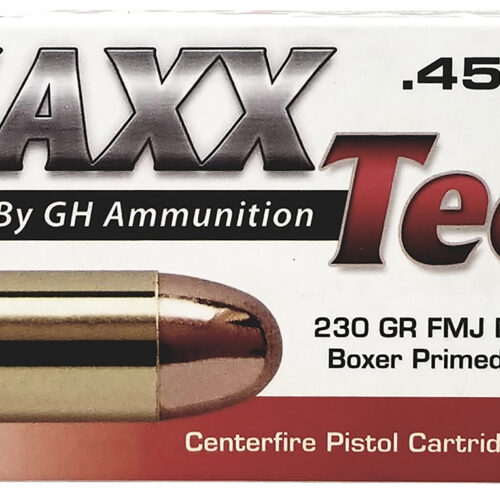 MaxxTech PTGB45B Brass Pistol  45ACP 230gr Full Metal Jacket 50 Per Box/10 Case