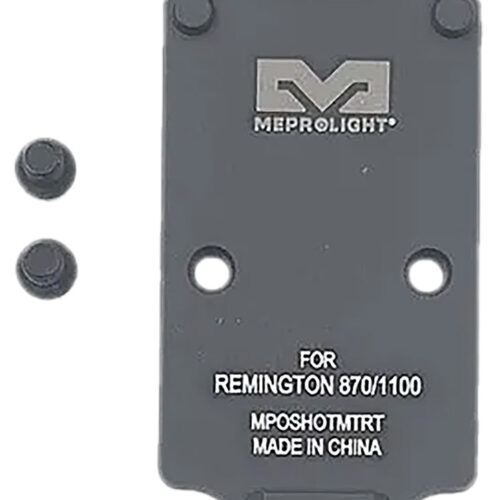 Meprolight USA 901141043 Optics Plate Shotgun Matte Black Aluminum Remington 870 RMR Footprint Mount