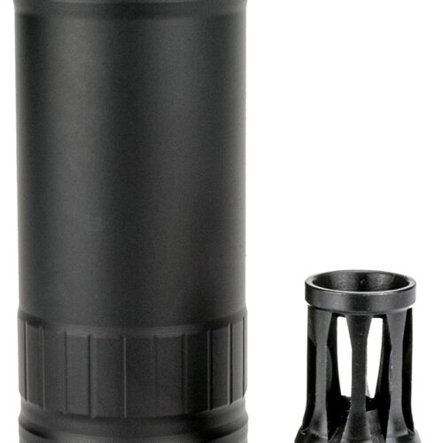 Kgm Suppressors RS-R556A1-QD-BLK R556A1  6mm/5.56 NATO Black Nickel Alloy/Stainless Steel 1/2"x28