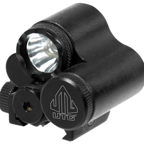 Leapers LTELP28R Black Anodized Aluminum 120 Lumens CREE LED IRB Bulb Red Laser Picatinny Mount