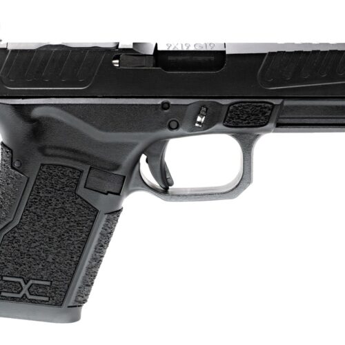 Faxon Firearms FX19D02 FX-19 Duty Gen 2 Compact Frame 9mm Luger Black DLC Stainless Steel Optic Ready/Serrated Slide, Black Polymer Frame w/Picatinny Rail, Black Textured Grip