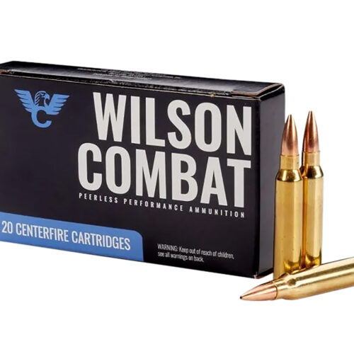 Wilson Combat A22369HPBT   223Rem 69gr Hollow Point Boat Tail Match 20 Per Box/10 Case