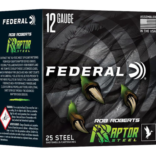 Federal RRS1382  Rob Roberts Raptor 12Gauge 3" 1 3/8oz 2Shot 25 Per Box/10 Case