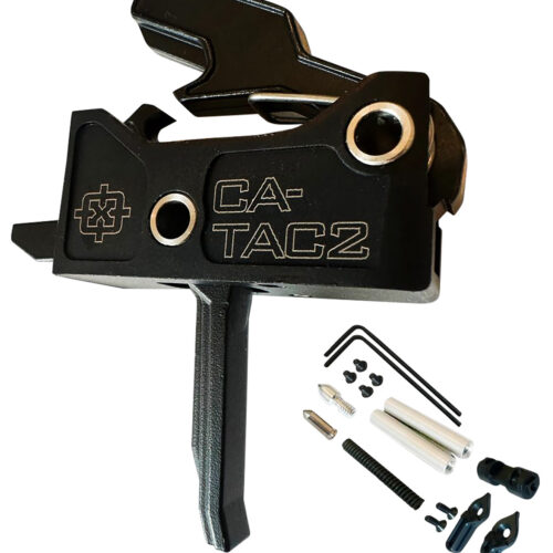 Cross Armory CRAR15TDIBK Tac 2 Flat Faced Black Two-Stage Drop-In