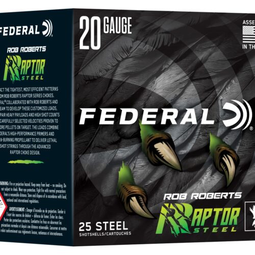 Federal RRS2092  Rob Roberts Raptor 20Gauge 3" 1oz 2Shot 25 Per Box/10 Case