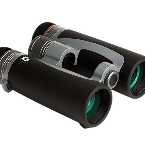 Konus 2348 Prince 8x42mm Bak-4 Prism, Center Focus, Black/Silver Aluminum w/Rubber Armor