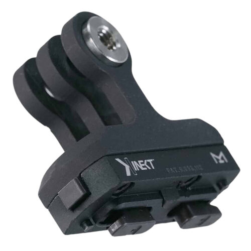 Kinetic Development Group KIN5-500 Go Pro Mount For Standard Magpul MLOK Slots Black Aluminum