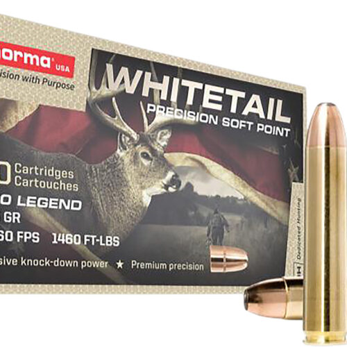 Norma Ammunition 603404704 Whitetail  350Legend 155gr Soft Point 20 Per Box/10 Case