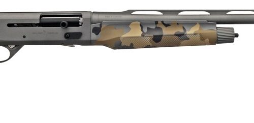 T R Imports A22026OS2 Alpha 2  20 Gauge 3" 4+1 26" Gray Cerakote Vent Rib Barrel & Receiver, Fixed Old School Camo Synthetic Stock