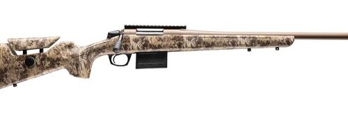 CVA CR4055 Cascade Varmint Hunter 243 Win 10+1 20" Flat Dark Earth Cerakote Threaded Barrel & Receiver w/Picatinny Rail, Krytek Highlander Adj Comb & LOP Synthetic Stock