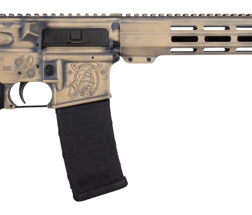 Shark Coast Tactical 300-097-1000-02 Hold Fast 5.56 NATO 30+1 16" Black Melonite Threaded Barrel, Aluminum Receiver w/Picatinny Rail, M-LOK Handguard, Magpul MOE SL Black Polymer Stock, Magpul MOE Gri