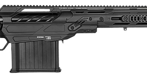 Cadex Inc CDX50DUAL50206BR20I2J5 CDX-50 Tremor 50 BMG 5+1 20.60" Black DLC Match Grade Threaded Barrel, Black DLC Aluminum Receiver w/Picatinny Rail, Adjustable Folding Black Stock, Black Polymer Grip
