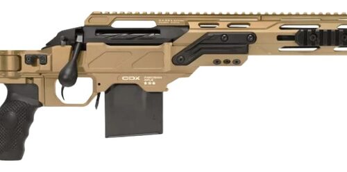 Cadex Inc CDXSSCOV308165CP20I2E1 CDX-SS Seven S.T.A.R.S. Covert Compact 308 Win 10+1 16.50" Black DLC Fluted Threaded Barrel, Hybrid Tan Cerakote Receiver w/Picatinny Rail, M-LOK Handguard, Hybrid Tan