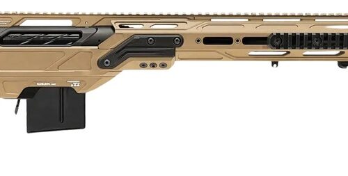 Cadex Inc CDXMCKRKN6524BR20I2B1N CDX-MC Kraken 6.5 Creedmoor 10+1 24" Black DLC Match Grade Threaded Barrel, Hybrid Tan Receiver w/Picatinny Rail, M-LOK Handguard, Hybrid Tan Adjustable Folding Buttst