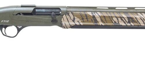 Pointer REXPFT12TCAMO Field Tek FT12 12 Gauge Semi-Auto 3" 5+1 24" OD Green Cerakote Vent Rib Barrel, OD Green Cerakote Aluminum Drilled & Tapped Receiver, Fixed Mossy Oak Bottomland Synthetic Stock,