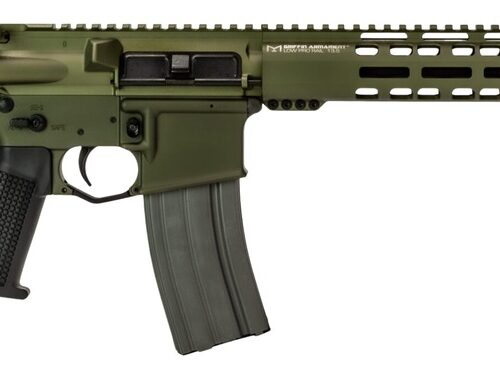 Griffin Armament MK1PATROLWHG-W MK1 Patrol 223 Wylde 30+1 14.50" Black Anodized Barrel, Warhawk Green Anodized Aluminum Receiver w/Picatinny Rail, M-LOK Handguard, Griffin Extreme Condition Black Poly