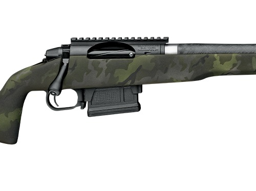 Proof Research 151624 Elevation MTR 2.0 7mm BC 3+1 16.50" Carbon Fiber Match Grade Threaded Barrel, Black Receiver w/Picatinny Rail, Midnight Camo Proof Fixed Carbon Fiber Stock, Right Hand