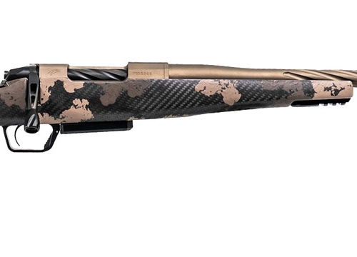 Fierce Firearms ROGSSX22CM18BRS Twisted Rogue XP 22 Creedmoor 3+1 18" Smoked Bronze Cerakote Spiral Fluted Threaded Stainless Steel Barrel, Drilled & Tapped Receiver, BiPod Rail Forend, Sonora Ambush