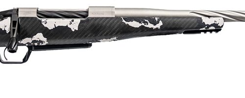 Fierce Firearms ROGSSX22CM20TP Twisted Rogue XP 22 Creedmoor 3+1 20" Tungsten Cerakote Spiral Fluted Barrel, Drilled & Tapped Receiver, BiPod Rail Forend, Phantom Camo LR Negative Comb Carbon Fiber St