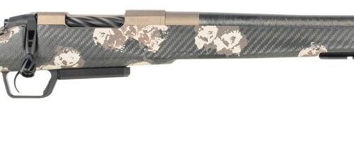 Fierce Firearms  CT Rival XP 2.0 22 Creedmoor 18" Carbon Fiber Threaded Barrel, Smoked Bronze Cerakote Titanium Drilled & Tapped Receiver, Integral Rail Forend, Desert Shadow Camo Adj Comb Carbon Fibe
