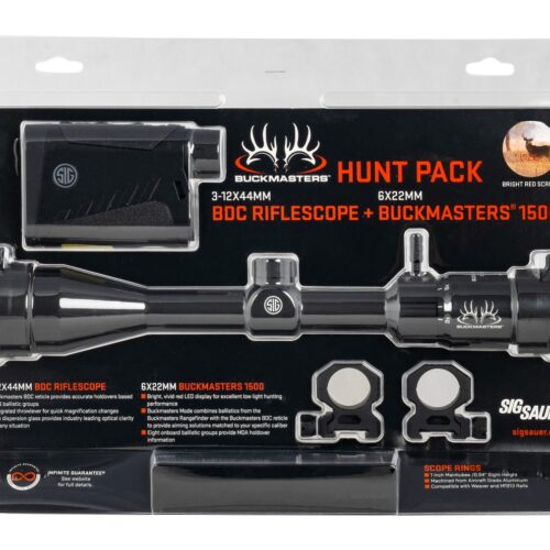 SIG SOK15BM07 BUCKMASTER 3-12X44 W/RF & RNG KIT