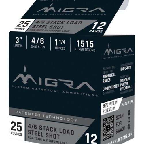 MIGRA M12AS46   12G 3"     4-6SHT 1.25       25/10