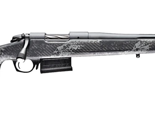 Bergara Rifles B14S756 B-14 Crest 450 Bushmaster 5+1 20" Sniper Gray Cerakote Fluted Threaded Barrel, Sniper Gray Cerakote Steel Drilled & Tapped Receiver, Fixed Carbon Fiber w/Black & Gray Sponge Acc