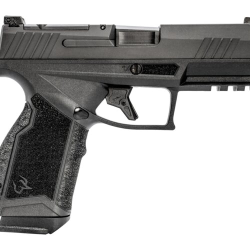 Taurus 1-GX4C38031 GX4 T.O.R.O. Carry Frame 380 ACP 15+1 3.70" Black DLC Barrel, Black Gas Nitride Stainless Steel Optic Ready/Serrated Slide, Black Stainless Steel Frame w/Picatinny Rail, Interchange