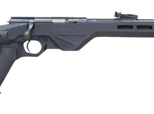 Citadel CIT22LRBLTBNT Trakr 22 LR 5+1 18" Matte Black Chrome Barrel & Drilled & Tapped Receiver, Black Tactical Synthetic Stock, Black Polymer Grip