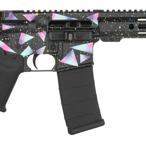 Shark Coast Tactical SCC07237MIA-P Miami  5.56 NATO 30+1 10.50" Black Nitride Threaded Barrel, Aluminum Receiver w/Picatinny Rail, M-LOK Handguard, Polymer SB Tactical SBA3 Brace, Polymer Grip