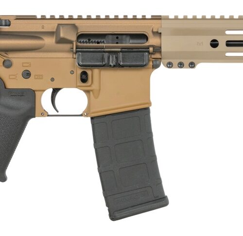 Shark Coast Tactical SCC07282SCAR-P Scarbog  5.56 NATO 30+1 10.50" Black Nitride Threaded Barrel, Aluminum Receiver w/Picatinny Rail, M-LOK Handguard, Polymer SB Tactical SBA3 Brace, Polymer Grip